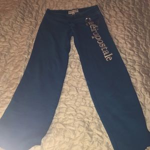 Women's sweatpants TEAL AEROPOSTALE